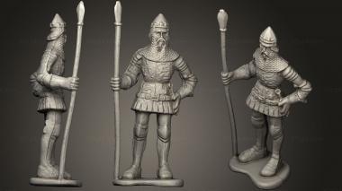Military figurines Miniatures 4 3d model